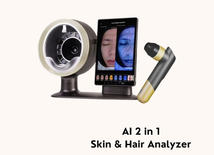 AI skin analyzer at Stay Ageless Clinic Plainview NY