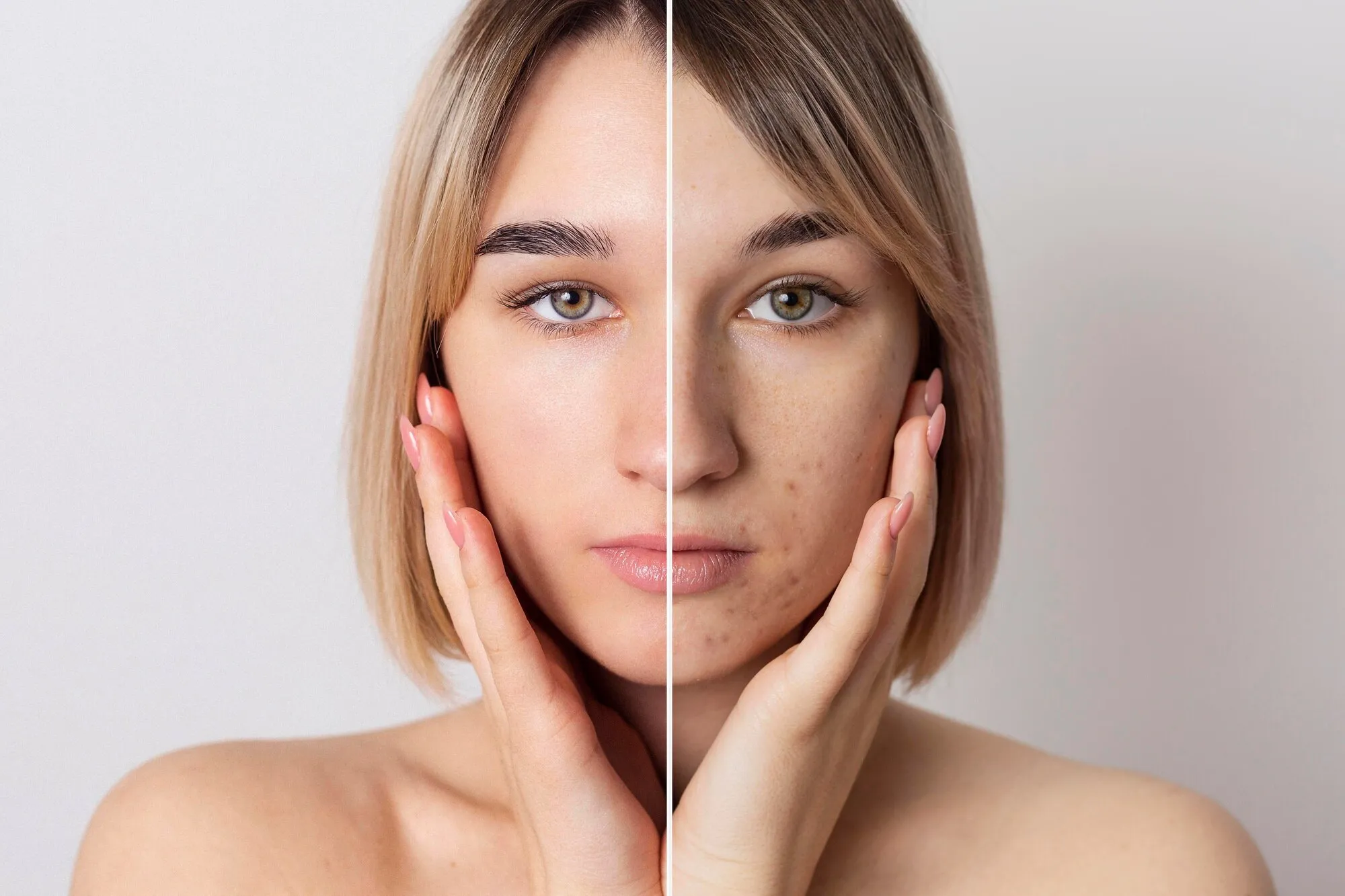 Melasma treatment consultation with AI skin analysis at Stay Ageless Clinic in Plainview NY