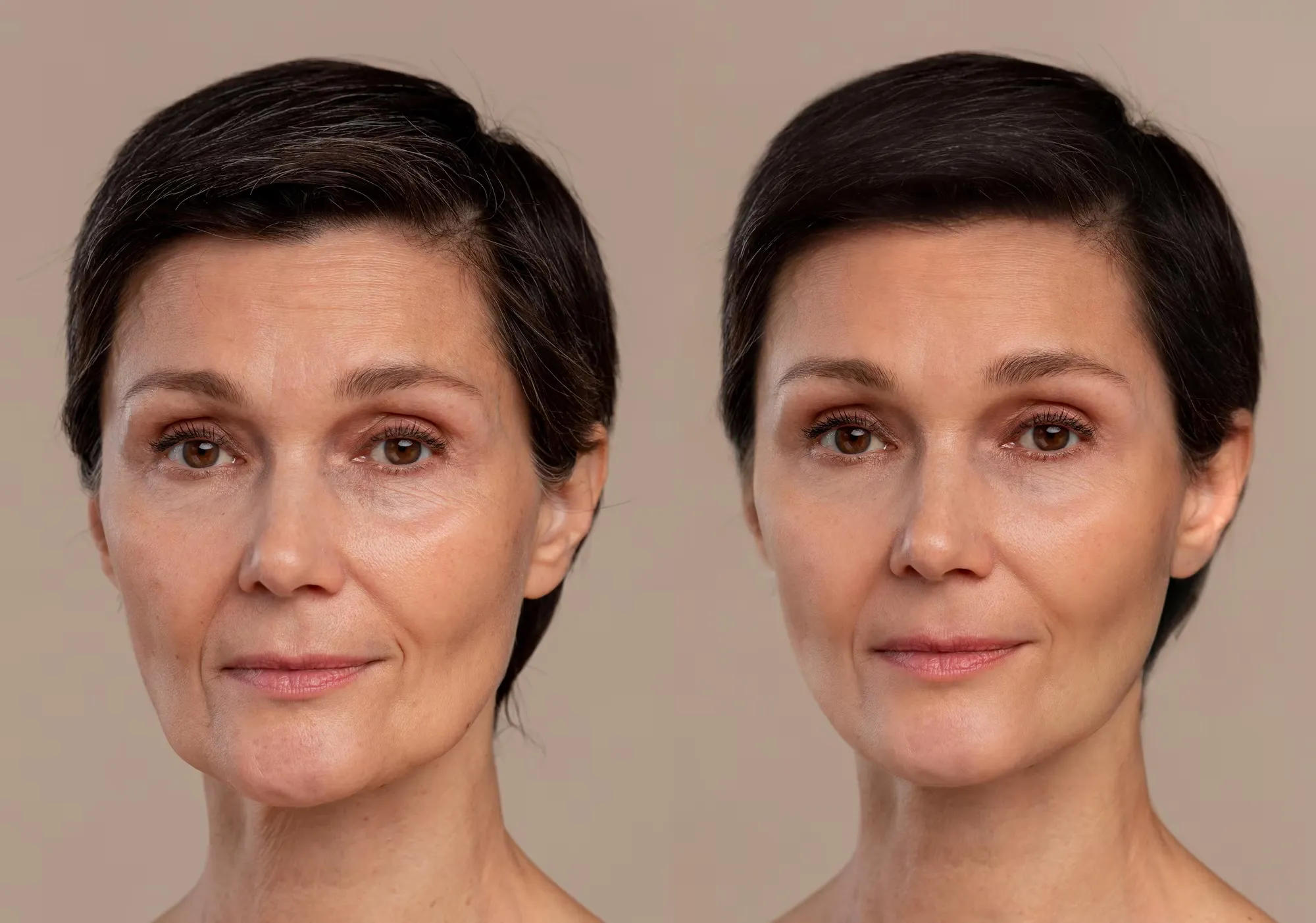 Non-surgical sagging skin treatment at Stay Ageless Clinic in Plainview NY